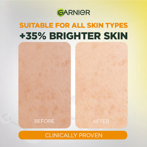 Garnier Fast Bright Serum Cleanser Dual Action Foam Cleanser, Brightens in 1 Wash