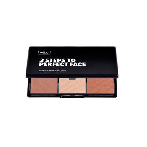 Wibo 3 Steps To Perfect Face Contour Palette