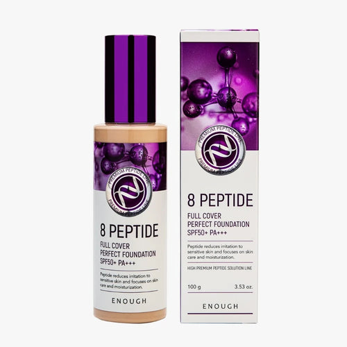 Enough 8 Peptide Full Cover Perfect Foundation Spf 50+ PA+++