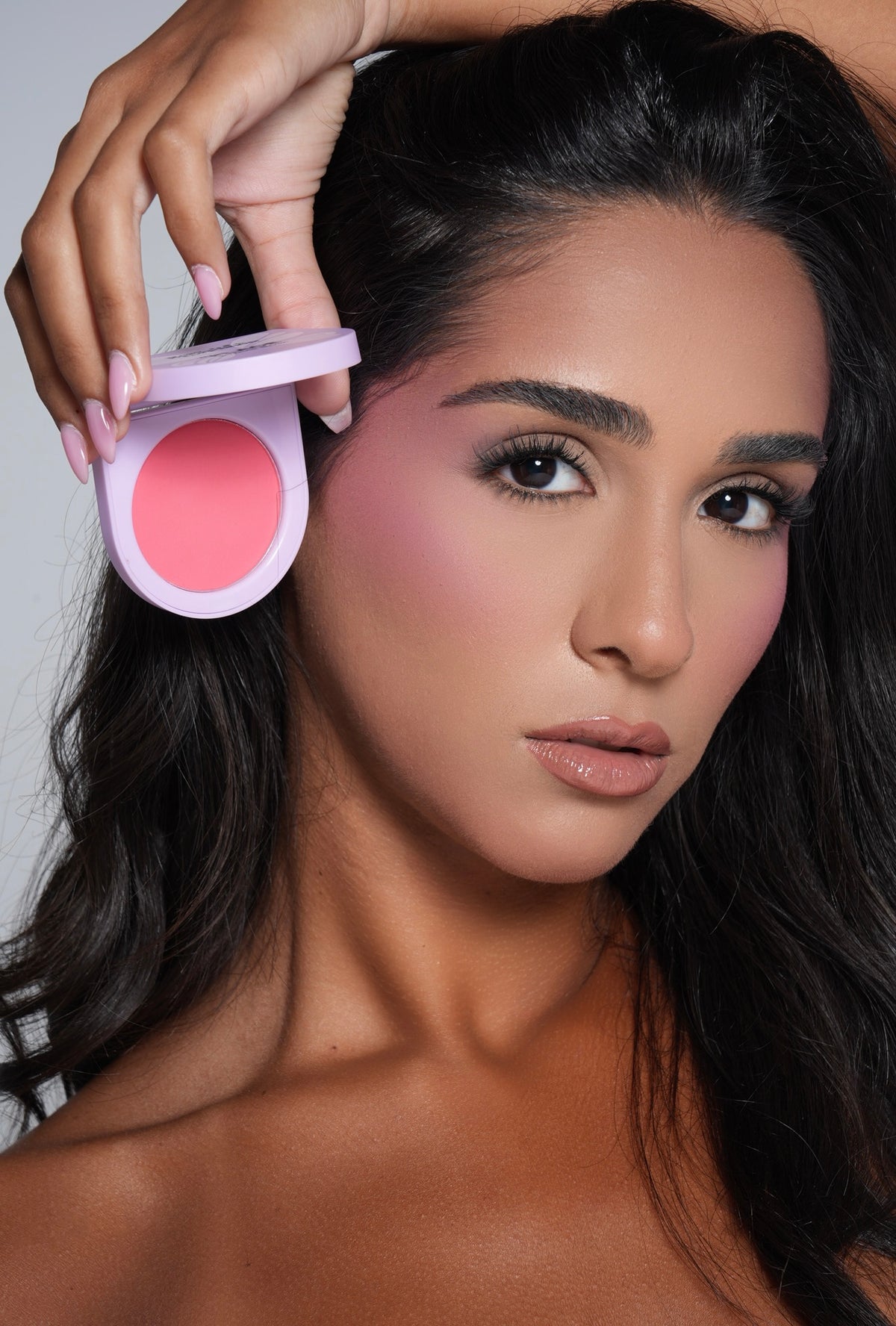 Rosy The Panda Powder Blush - In Place