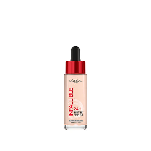 L'Oréal Paris Infallible 24H Tinted Serum With 1% Hyaluronic Acid For Radiant Hydrated Skin, Light To Medium Coverage, 30ml