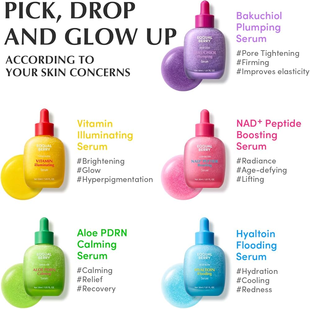 Eqqualberry NAD+ Peptide Boosting Serum