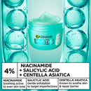 Garnier Salicylic Fresh & Matte Cream - Hydration, 48H Oil Free - 5% [Niacinamide + Salicylic Acid + Centella Asiatica] -