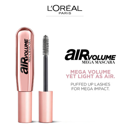 L’oreal paris air volume mega mascara washable air whipped formula lasting up to 24h- lightweight