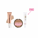 Wibo Nam Hydra Infuse Serum Foundation +Wibo Powder Bronzer For Face and Body Chocolate Bar + Free Wibo Highlighter