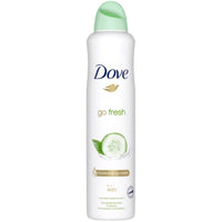 Dove ANTIPERSPIRANT 48 HOURS BODY SPRAY, GO FRESH CUCUMBER & GREEN TEA DEODORANT
