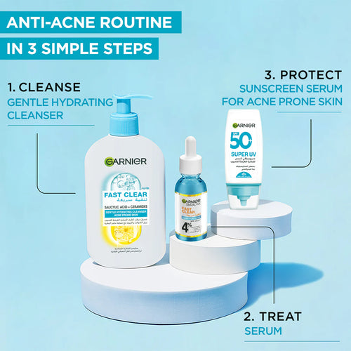 Garnier Fast Clear Gentle Hydrating Cleanser