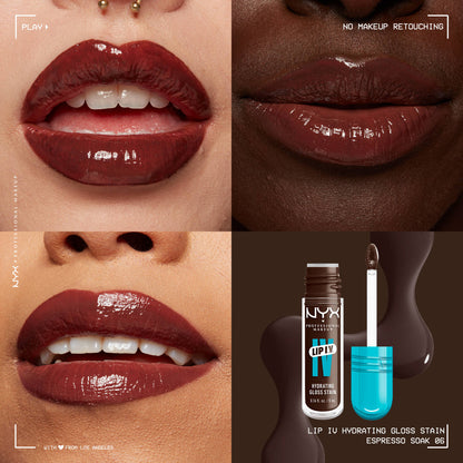 NYX LIP I.V. HYDRATING LIP GLOSS STAIN