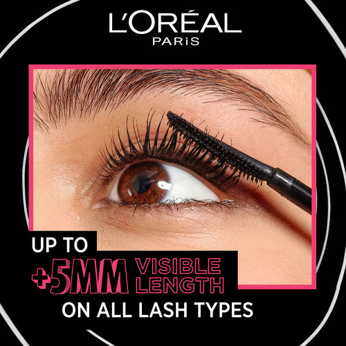 L'Oréal Paris Telescopic Lift Washable Mascara, Lengthening and Volumizing, Lash Lift with Up to 36HR Wear