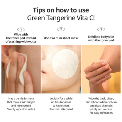 Goodal Green Tangerine Vita-C Dark Spot Care Pad (70 pads)