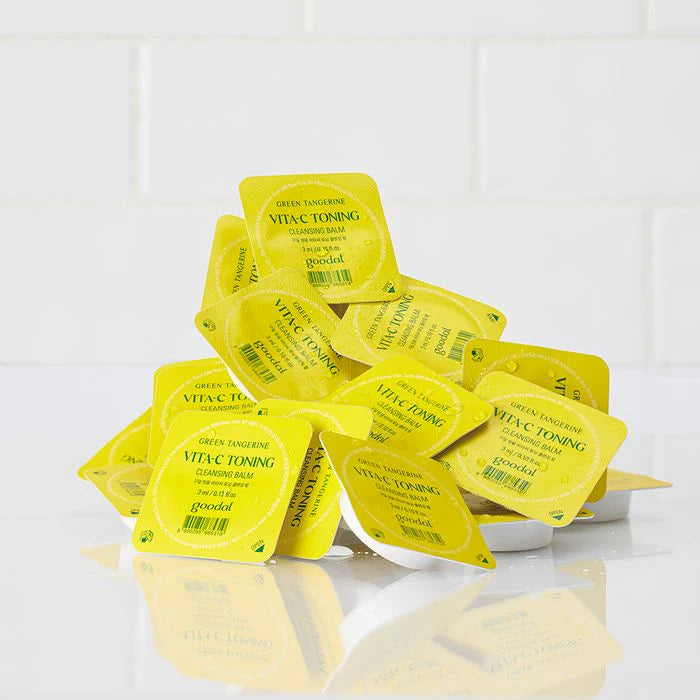 GOODAL Green Tangerine Vita-C Toning Cleansing Balm (Travel Pack) 3ml x 14s