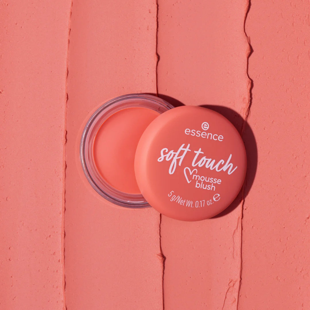 Essence Soft Touch Mousse Blush In a Radiant Grapefruit Shade with a Matte Finish