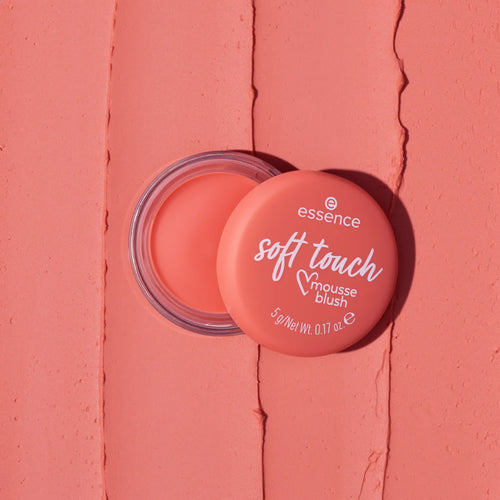 Essence Soft Touch Mousse Blush In a Radiant Grapefruit Shade with a Matte Finish