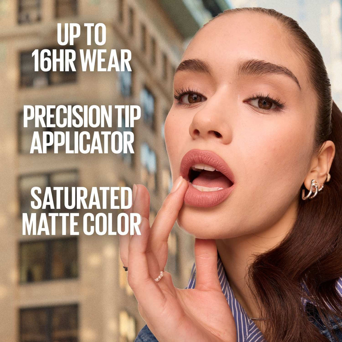 Maybelline New York Superstay Matte Ink Longlasting Liquid Lipstick - 60, Poet, Lipstick Up to 12 Hour Wear, Non Drying