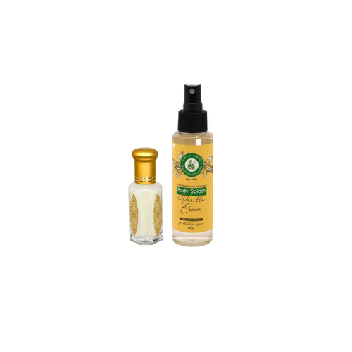 Khan AL Saboun - Body Splash Vanilla Cream 100ml +  Musk