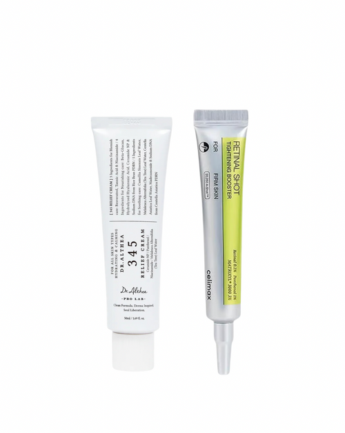 CELIMAX THE VITA-A RETINAL SHOT TIGHTENING BOOSTER + Dr Althea 345 RELIEF CREAM