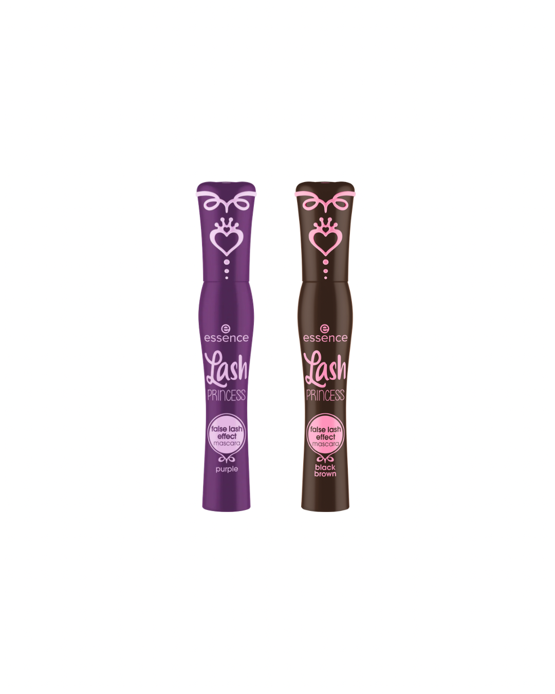 Essence Lash Princess false lash Mascara Brown + Essence Lash PRINCESS false lash effect mascara purple