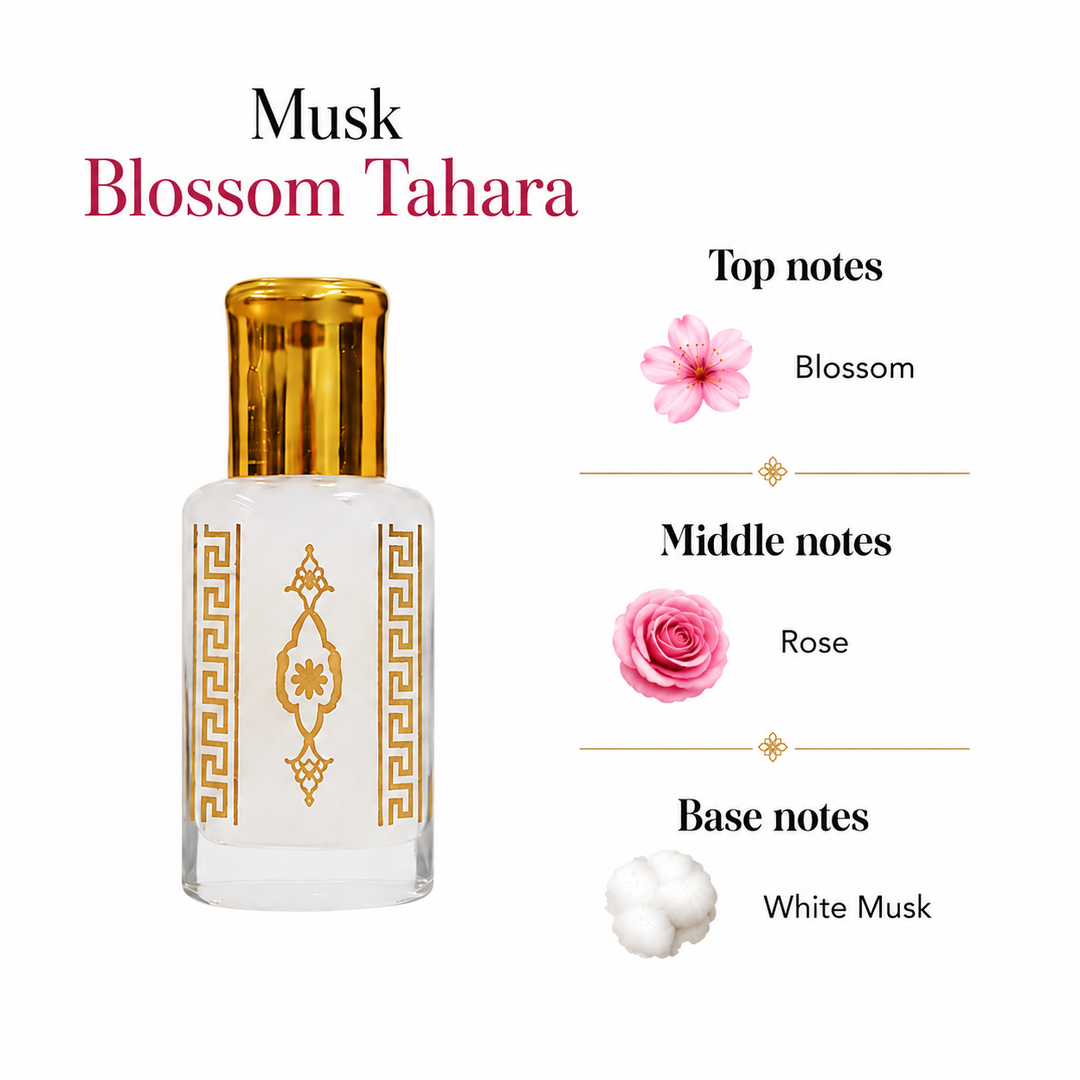 Musk Al aarous, Tahara, Oud and More 12ml