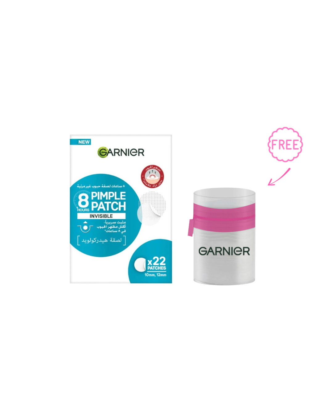 Garnier 8hrs pimple patch + Free Garnier cotton Pouch