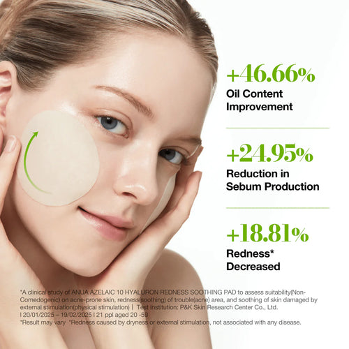 Anua Azelaic 10 Hyaluron Redness Soothing Pad