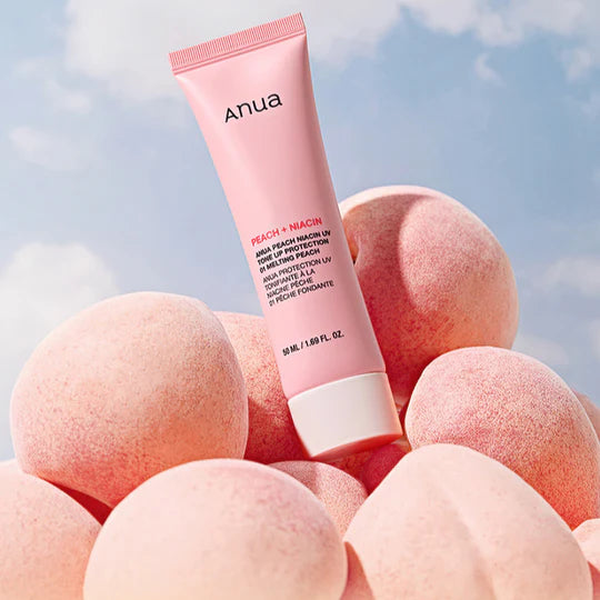 ANUA Peach Niacin UV Tone Up Protection 01 Melting Peach 50ml  CC