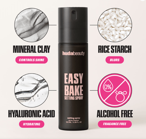 Huda Beauty Easy Bake Setting Spray with 16-Hour Wear 100ml
