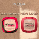 L’Oréal  Paris infallible Up to 24H Fresh Wear Foundation in a Powder- Waterproof, Heatproof, Sweatproof
