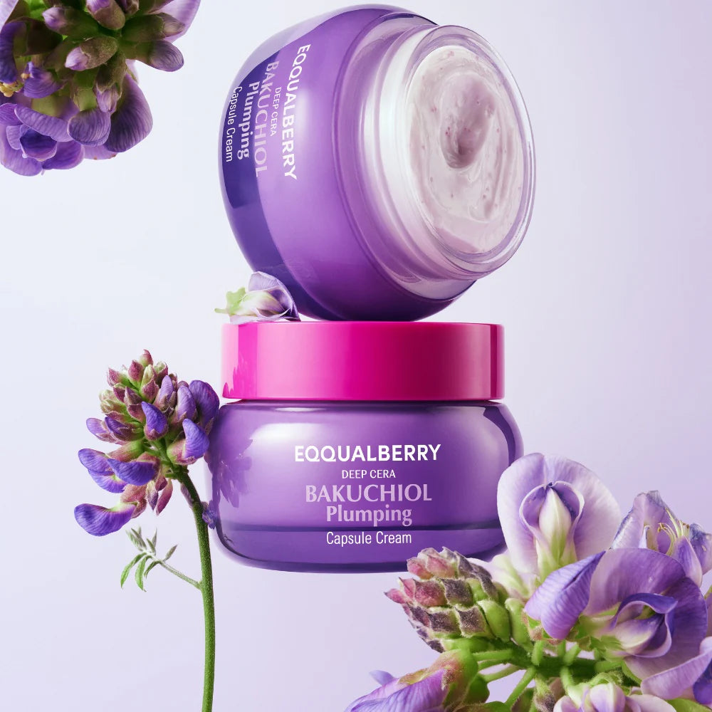 EQQUALBERRY
BAKUCHIOL PLUMPING CAPSULE CREAM