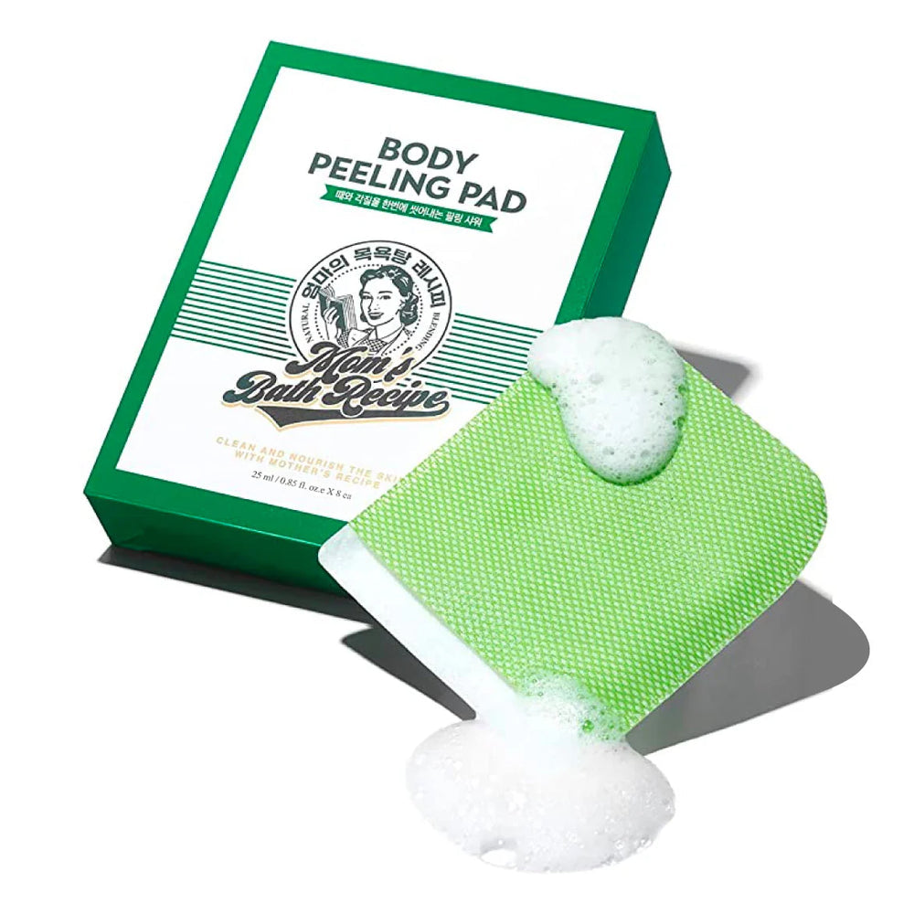 Mom's Bath Body Peeling Pad Mom Bath Recipe Green Pack