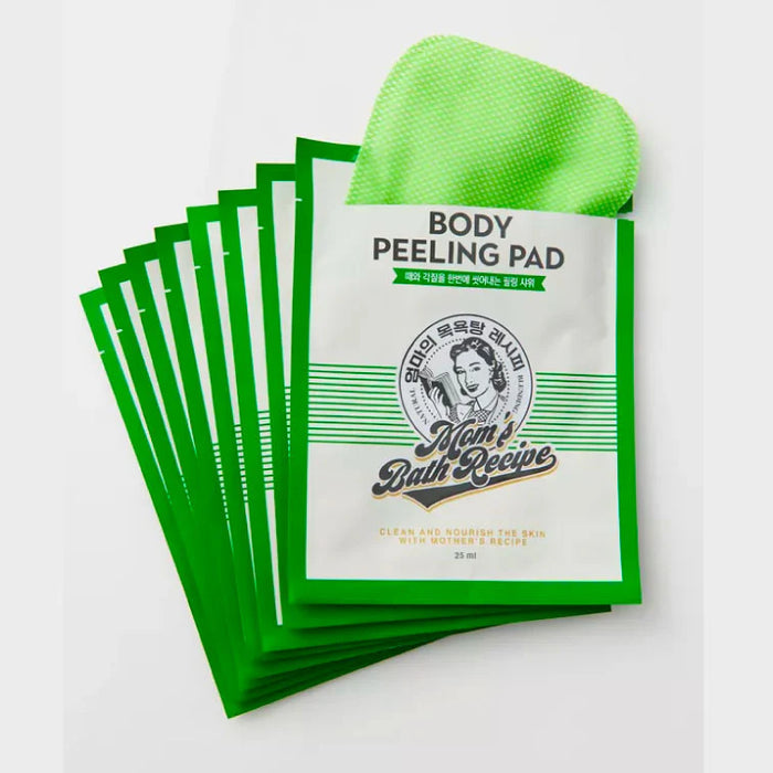 Mom's Bath Body Peeling Pad Mom Bath Recipe Green Pack