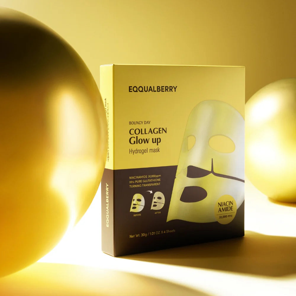 EQQUALBERRY
COLLAGEN GLOW UP HYDROGEL MASK