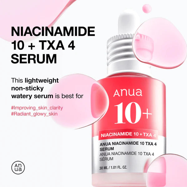 ANUA 10% NIACINAMIDE+ 4% TRANEXAMIC ACID SERUM