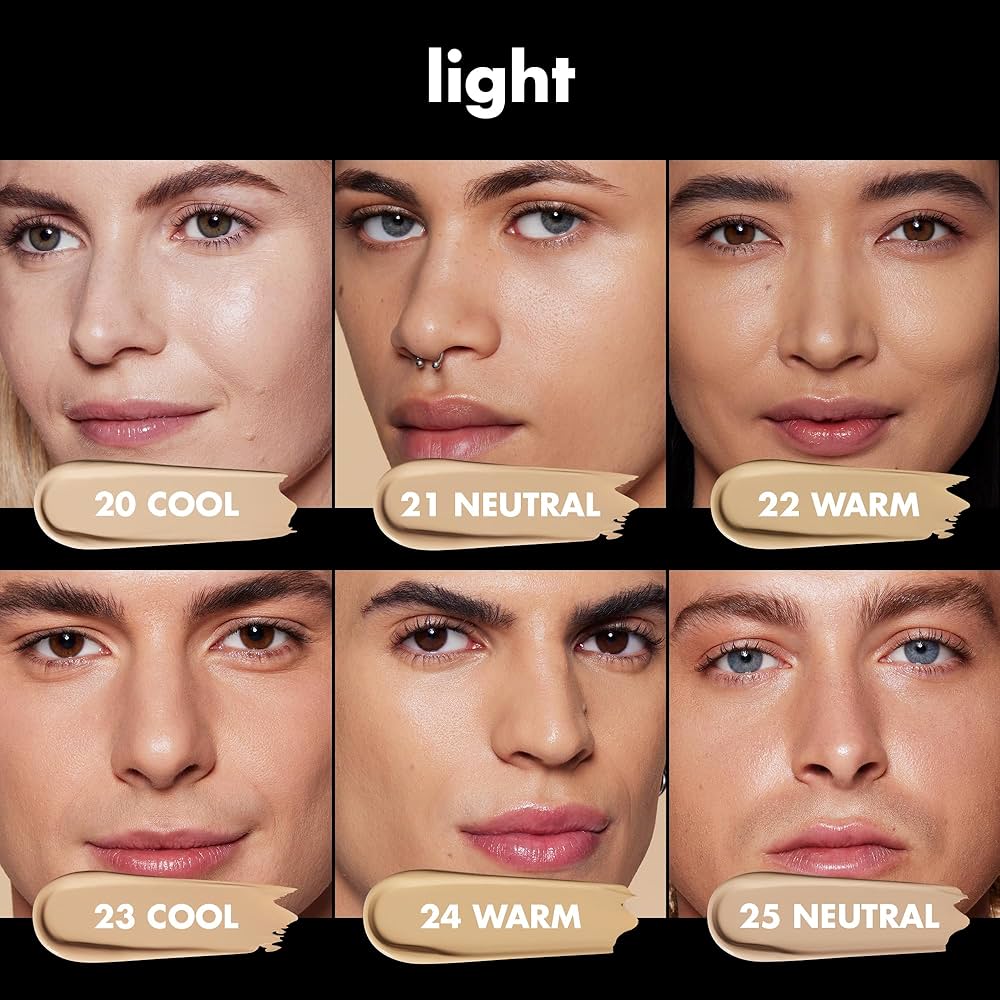 Elf Soft Glam Foundation, Medium Coverage, Long-Lasting & Buildable Foundation