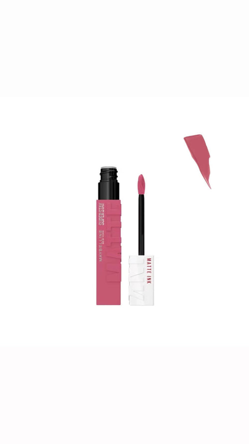 Maybelline New York Superstay Matte Ink Longlasting Liquid Lipstick - 60, Poet, Lipstick Up to 12 Hour Wear, Non Drying