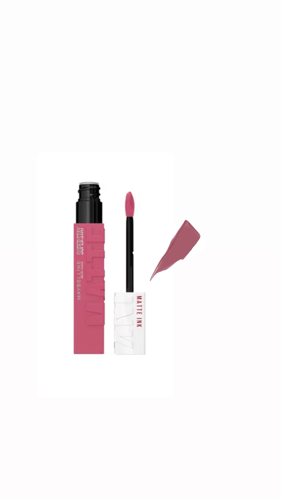 Maybelline New York Superstay Matte Ink Longlasting Liquid Lipstick - 60, Poet, Lipstick Up to 12 Hour Wear, Non Drying