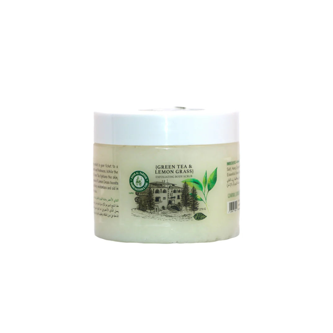 KHAN AL SABOUN EXFOLIATING SCRUB GREEN TEA 200g