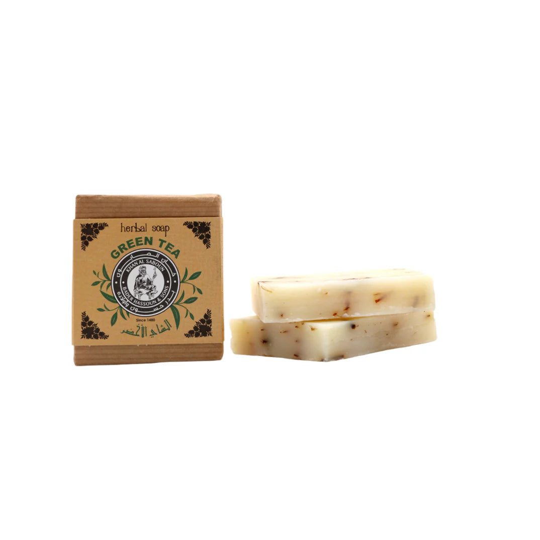 Khan AL Saboun Herbal Soap Green Tea 80 G