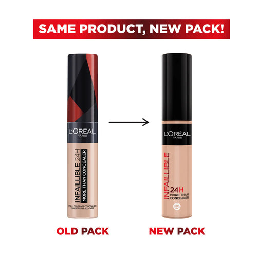 L'Oréal Paris Infallible Full Wear Waterproof Concealer Up To 24H Full Coverage Flawless Matte Finish