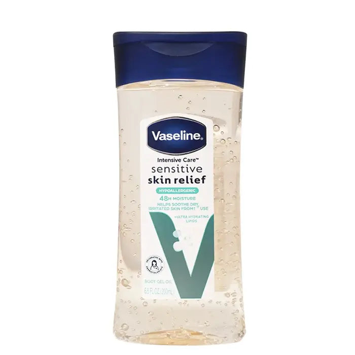 Vaseline Sensitive Skin Relief Body Gel Oil 200ml