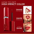 L'Oréal Paris Infallible Laque Resistance Liquid Lipstick 16H Lacquer-Like Shine Finish Longwear & Transfer Resistant 5ml