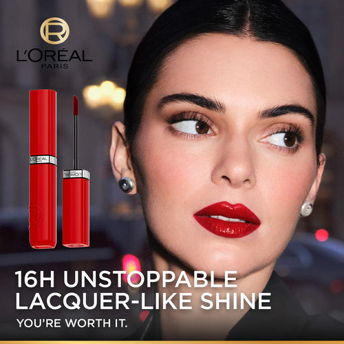 L'Oréal Paris Infallible Laque Resistance Liquid Lipstick 16H Lacquer-Like Shine Finish Longwear & Transfer Resistant 5ml