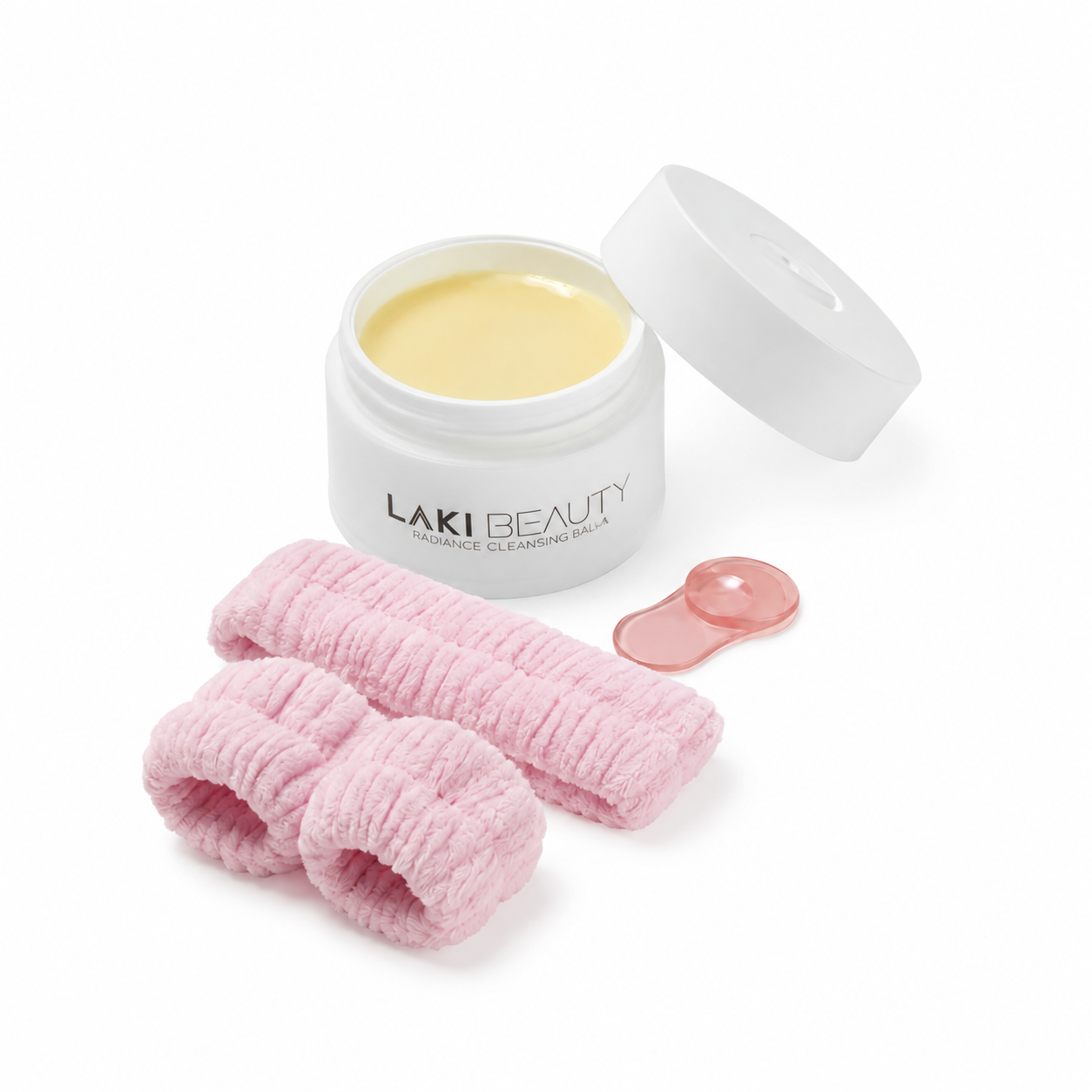 Laki Beauty Radiance Cleansing Balm + Free Headband & Wristband Set