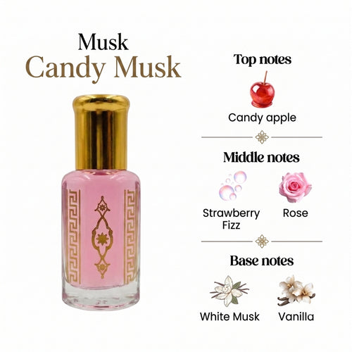 Musk Al aarous, Tahara, Oud and More 12ml