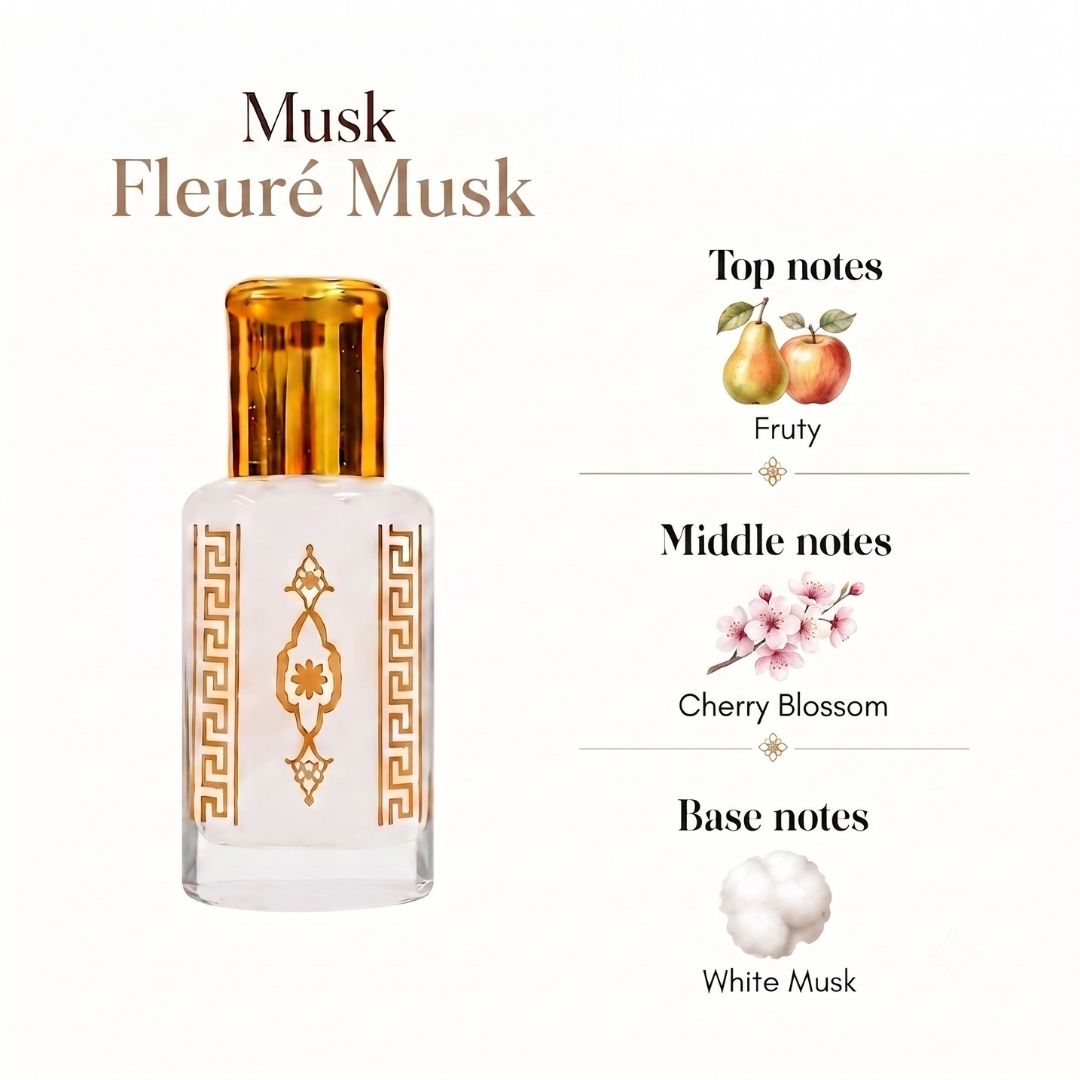 Musk Al aarous, Tahara, Oud and More 12ml