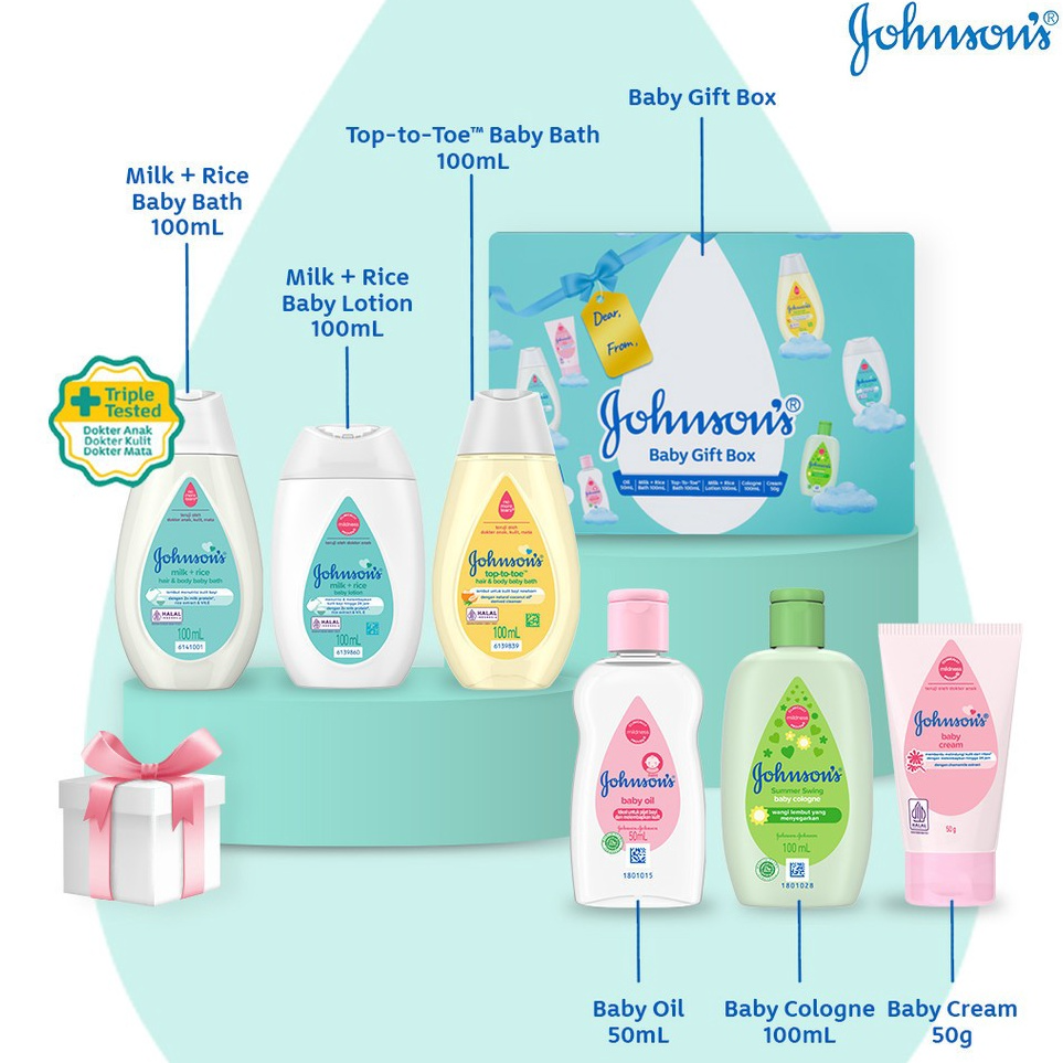 Johnson's Baby Gift Set (Baby Gift Box) 6PC
