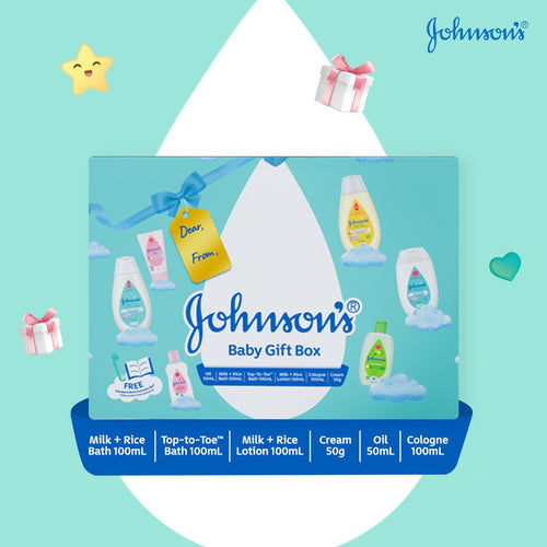 Johnson's Baby Gift Set (Baby Gift Box) 6PC