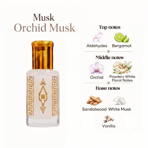 Musk Al aarous, Tahara, Oud and More 12ml