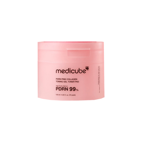 MEDICUBE PDRN Pink Collagen Toning Gel Toner Pad 70 Sheets