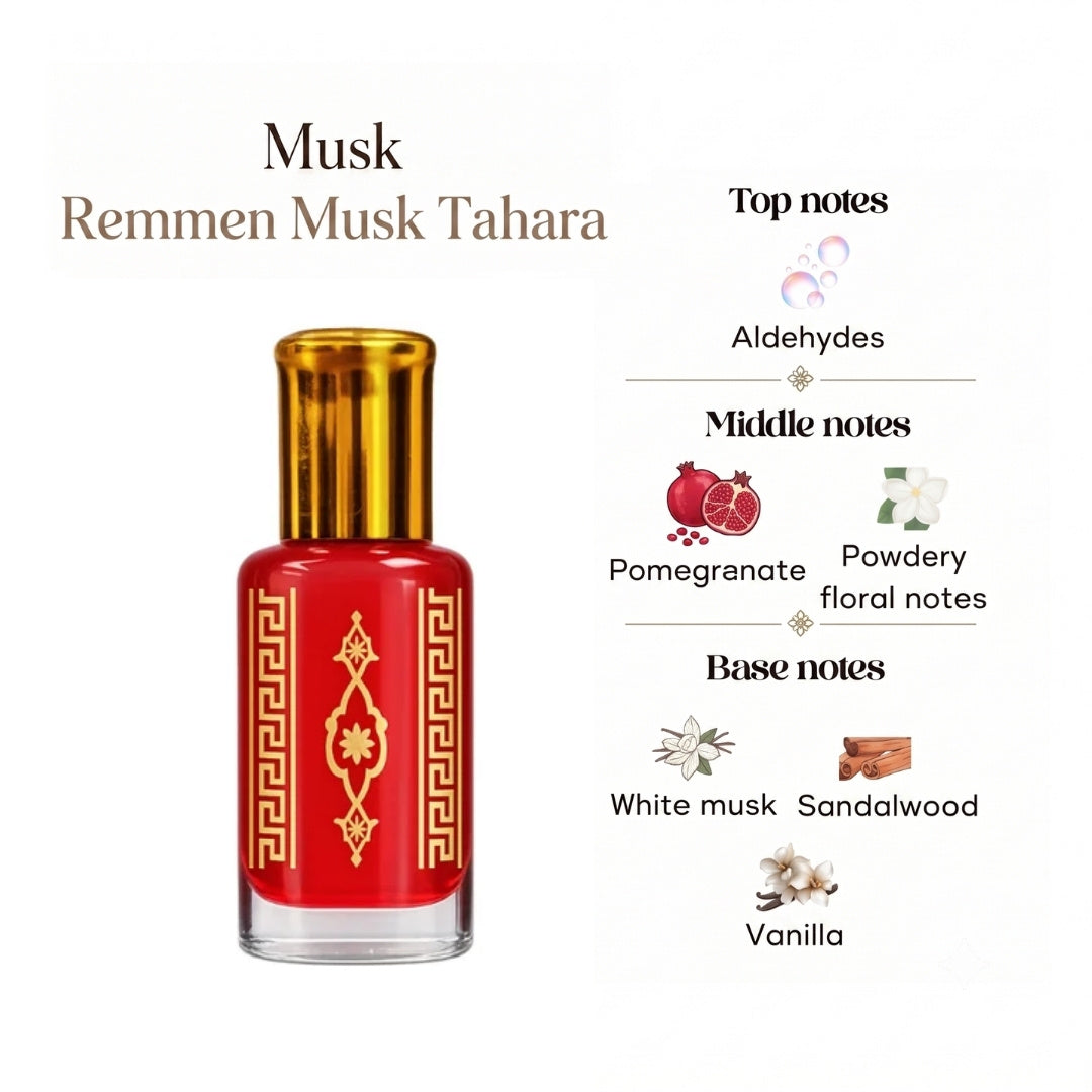 Musk Al aarous, Tahara, Oud and More 12ml