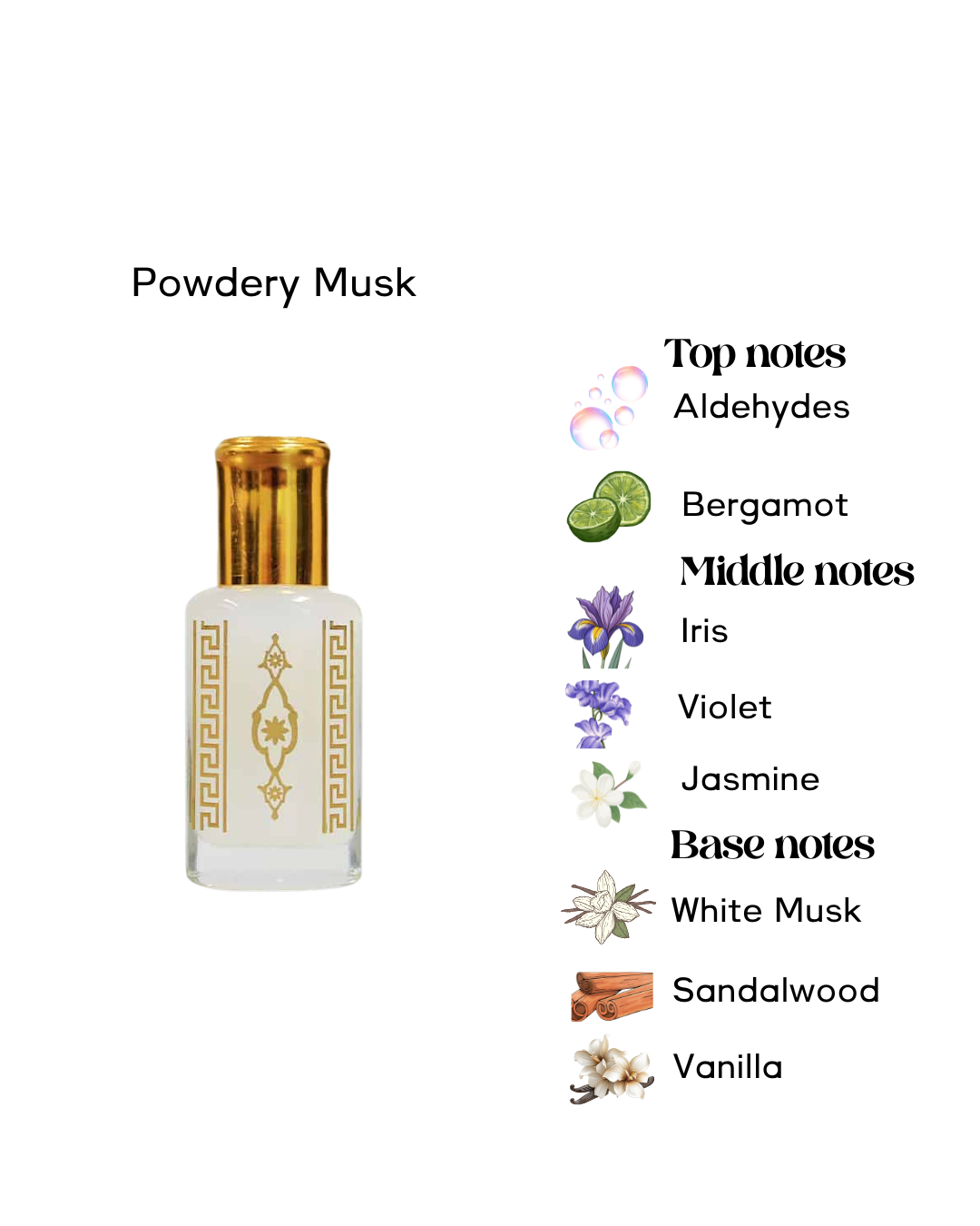 Musk Al aarous / Tahara / Oud and More 12ml